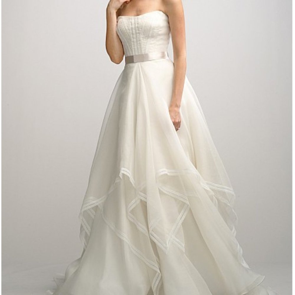 Watters Odette 2073b Wedding Dress - Off White/Sz4